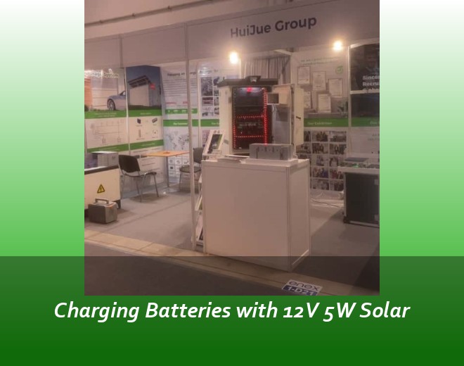 Charging Batteries with 12V 5W Solar